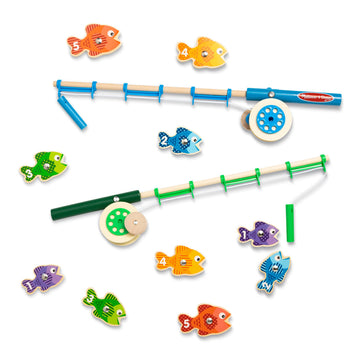Juego de cañas de pescar magnéticas Catch &amp; Count de Melissa &amp; Doug