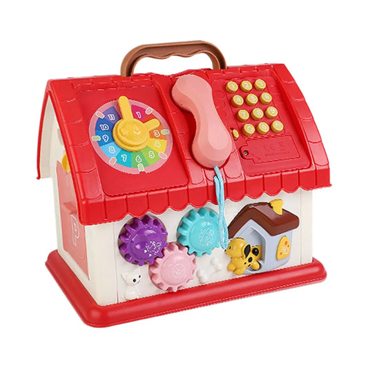Ocean Toys Doll House Playset with Simulation of Telephone