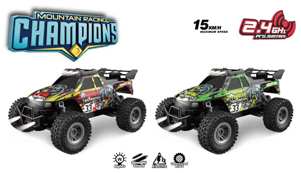 Mountain Racing Champions 1:18 Scale Remote Control Off-Road Car