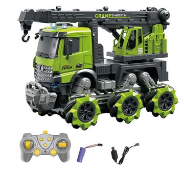 Ocean Toys Remote Controlled Crane Toy - Green/Gray