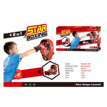 Juego de boxeo 2 en 1 de Ocean Toys Star