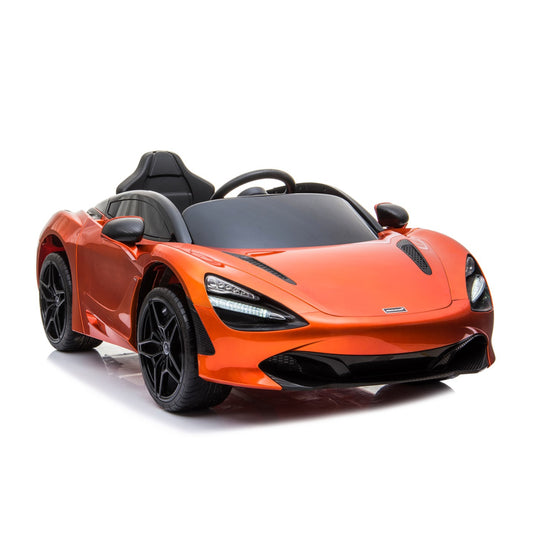 12V Licensed McLaren 720S with LED Lights - Orange - Curacao