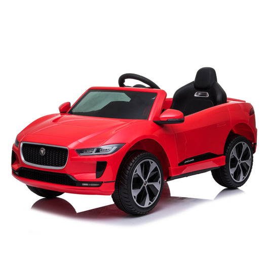 Coche eléctrico para niños con control remoto Jaguar I-Pace ST-R1903 de 12 V, color rojo 