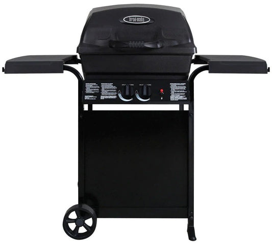 Broilmate 730114 Liquid Propane Grill with 2 Shelves - Black