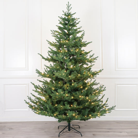 TOI 6 ft Mixed Tips Christmas Tree with 310T Warm White LED Lights