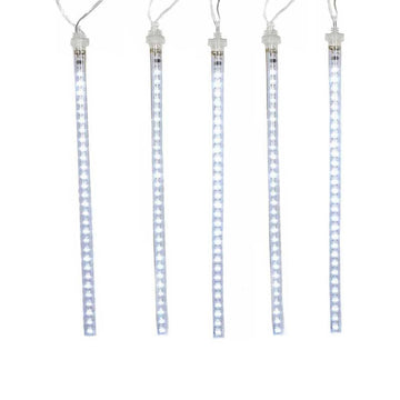 Kurt S. Adler 12.5' 60-LED Meteor Shower Snowfall White Light Set (Pack of 5) - Curacao