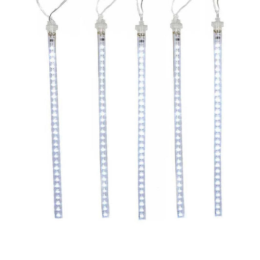 Kurt S. Adler 12.5' 60-LED Meteor Shower Snowfall White Light Set (Pack of 5) - Curacao