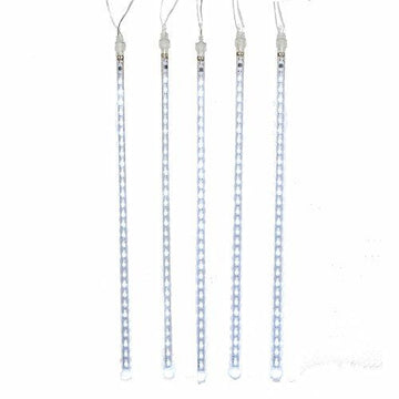 Kurt S. Adler 12.5' 90-LED Meteor Shower Snowfall White Light Set (Pack of 5) - Curacao