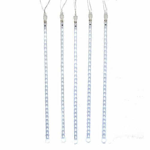 Kurt S. Adler 12.5' 90-LED Meteor Shower Snowfall White Light Set (Pack of 5) - Curacao