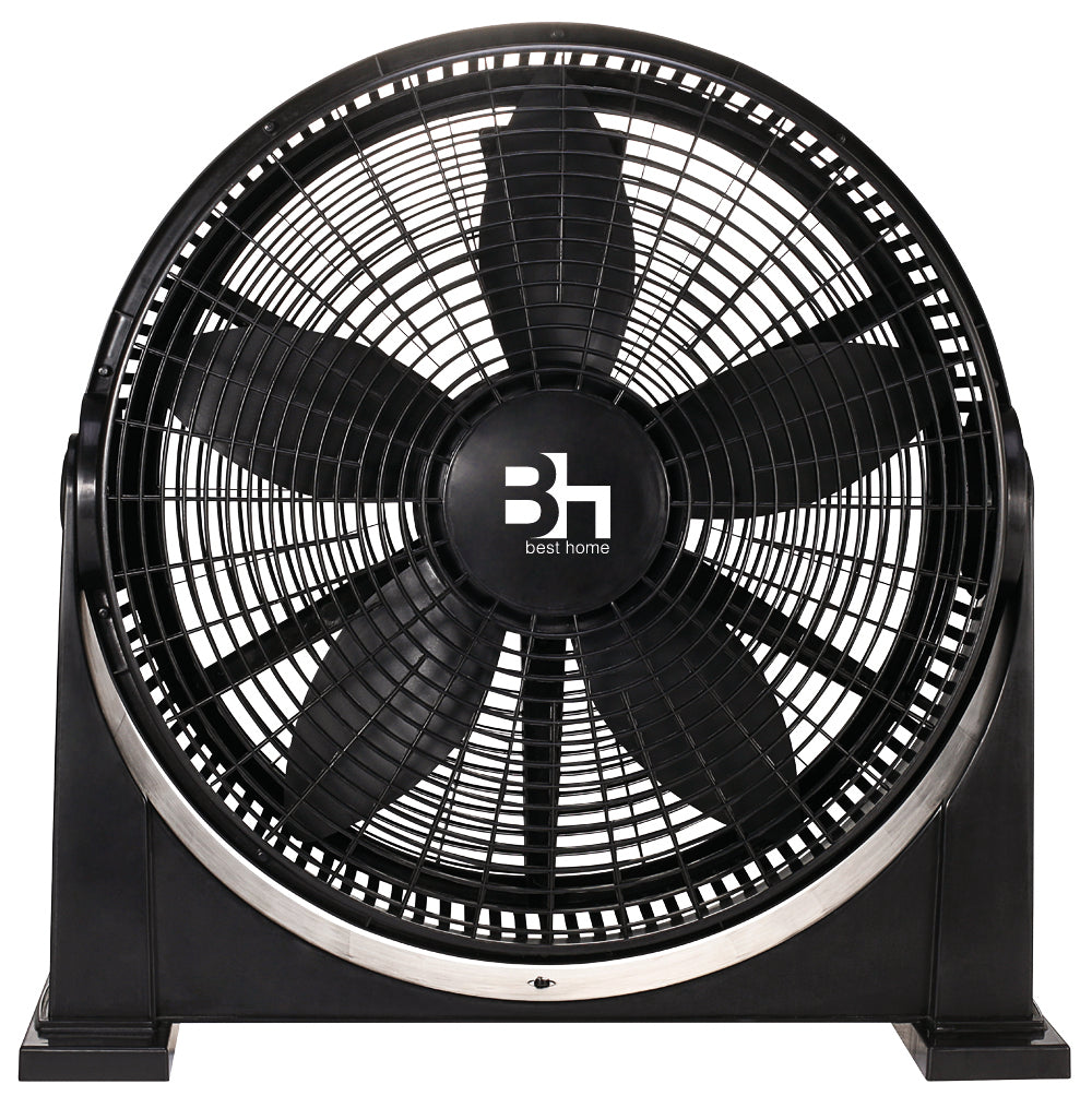 Ventilador circular Best Home de 20" (negro)