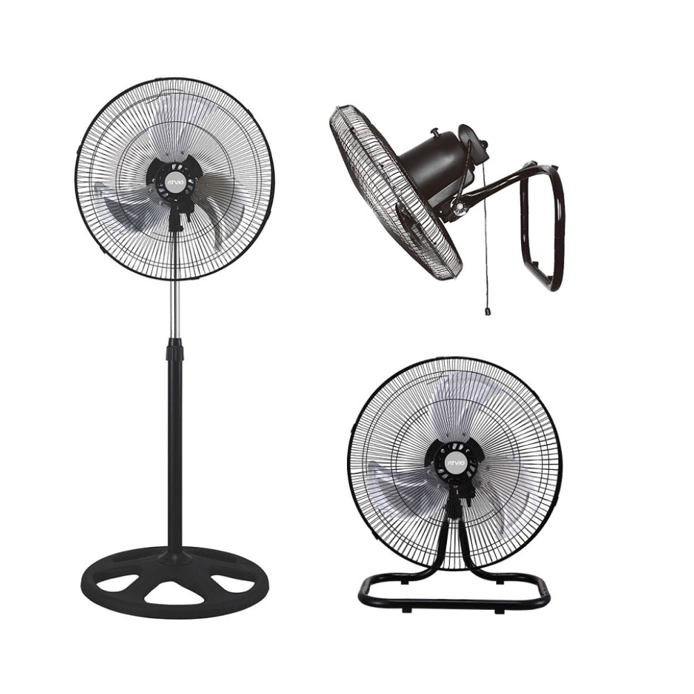 Ventilador industrial 3 en 1 de 18" y 98 W de Best Home, color negro