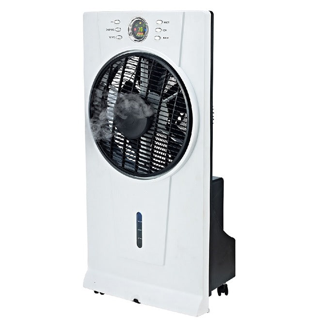 Ventilador nebulizador de 31" y 3 velocidades con función de humidificación Toscana - Blanco