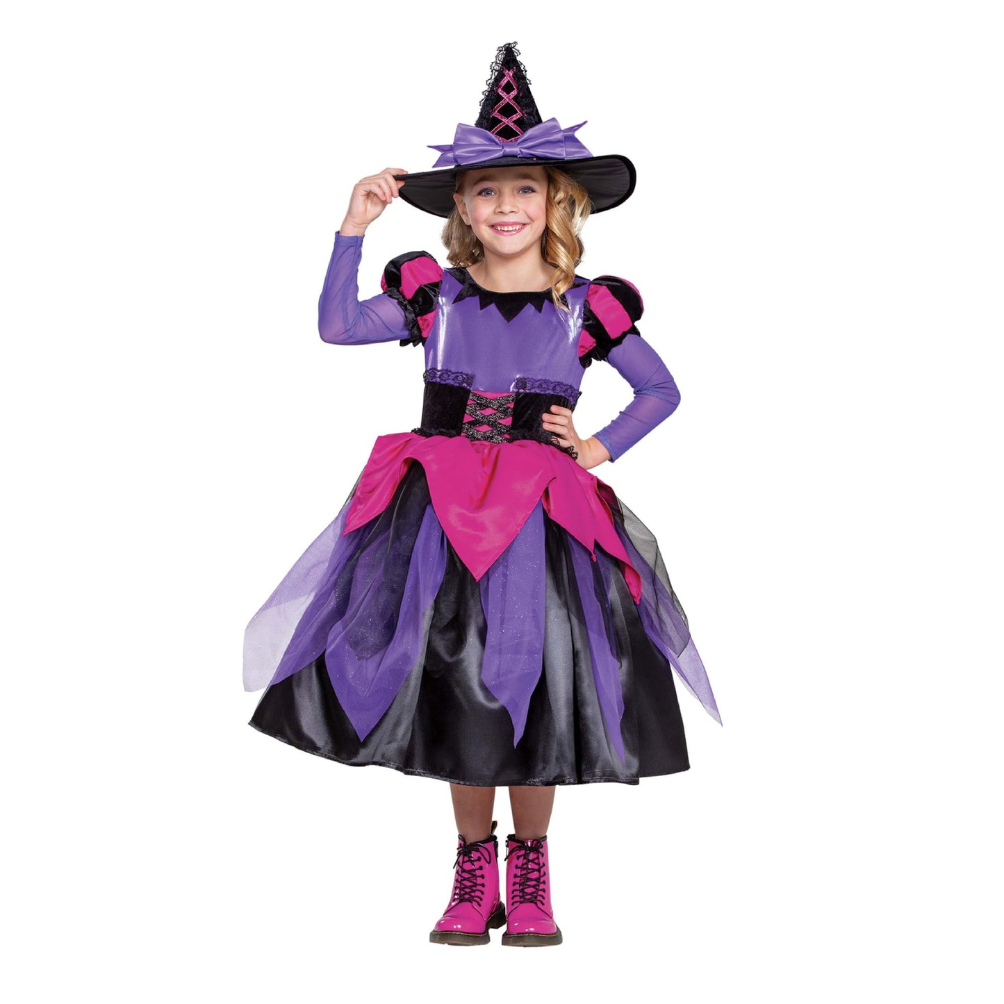 Disguise Girl's Witch Prestige Costume for Kids - Small