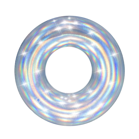 Bestway H2OGO! 42" Inflatable Swim Tube - Iridescent Silver - Curacao