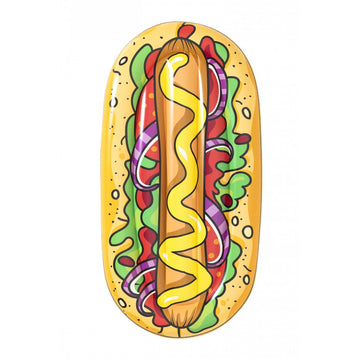 Bestway Summer Flavors Collection Hot Dog Pool Lounge - Curacao