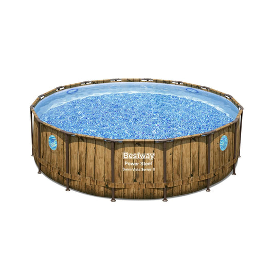 Bestway Power Steel Swim Vista Series II 16' X 48" Above Ground Pool Set