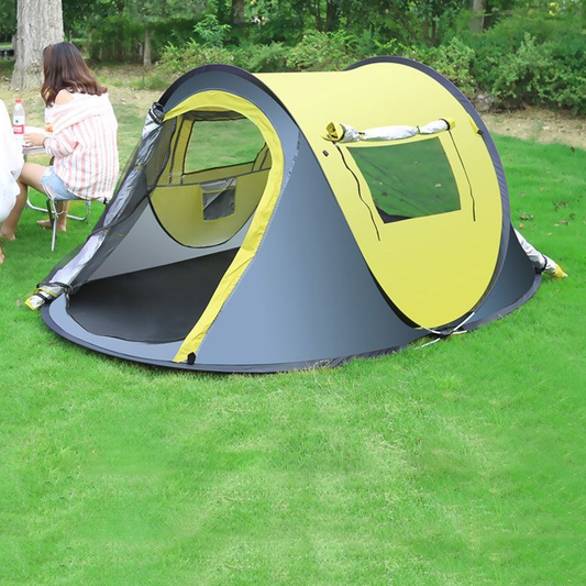 The Outdoor Institute 3-4 Person Instant Outdoor Tent - Yellow