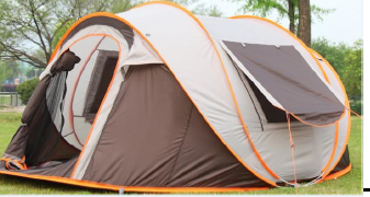 The Outdoor Institute 5-8 Person Instant Outdoor Tent - Brown