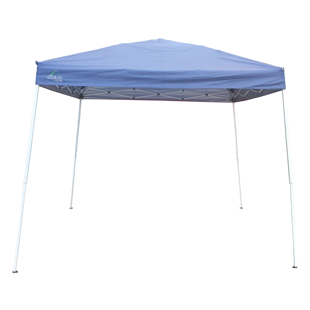 Gazebo plegable de 8 x 8 pies de The Outdoor Institute, color azul