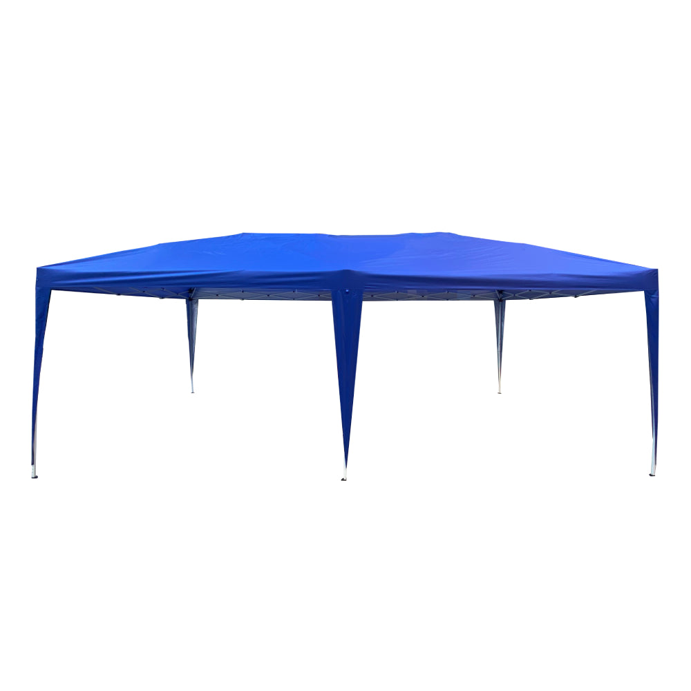 Gazebo plegable de 10 x 20 pies de The Outdoor Institute, color azul 