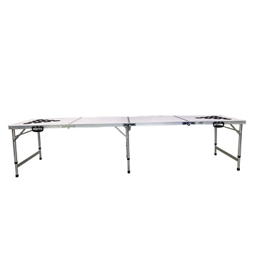 The Outdoor Institute 8 ft. Portable Beer Bong Table