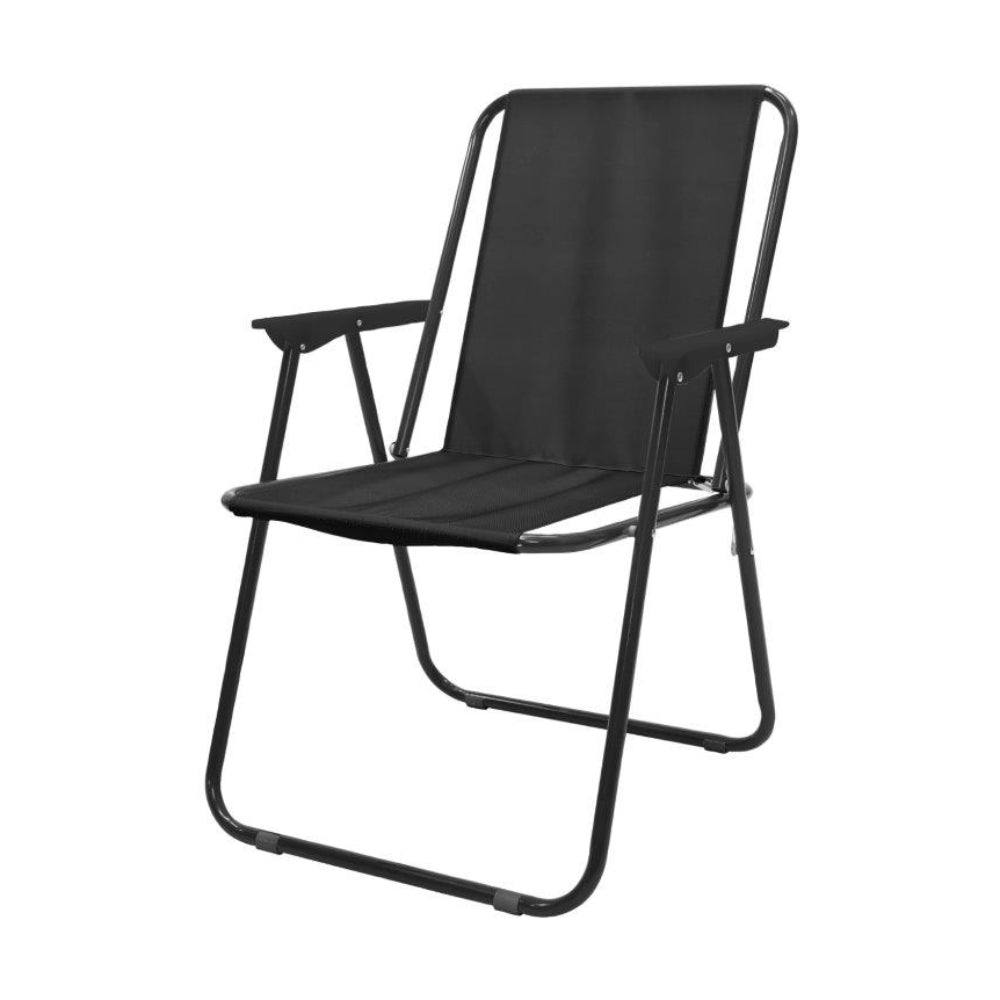 Silla plegable Best Home de 30,7" - Color negro