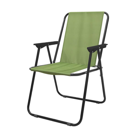 Silla plegable de 30,7" de Best Home, color verde y negro