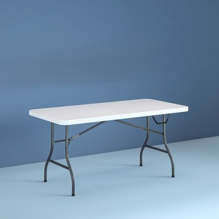 Mesa plegable blanca de 6 pies con plástico portátil de Colibyou