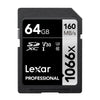 Lexar 64GB Professional 1066x UHS-I SDXC Memory Card