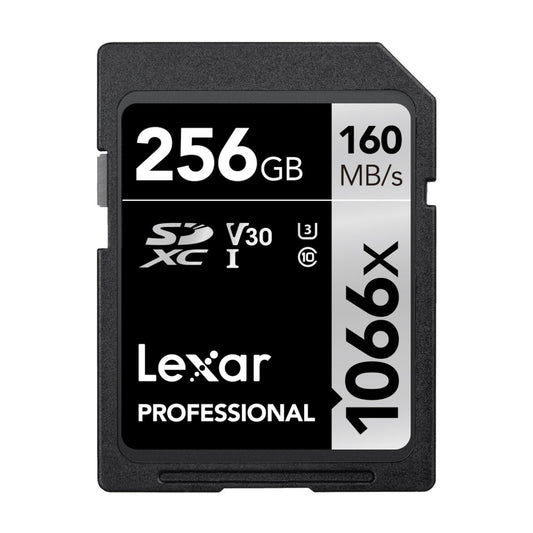 Tarjeta de memoria Lexar Professional SDXC 1066x UHS-I de 256 GB