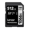 Lexar 512GB Professional 1066x UHS-I SDXC Memory Card