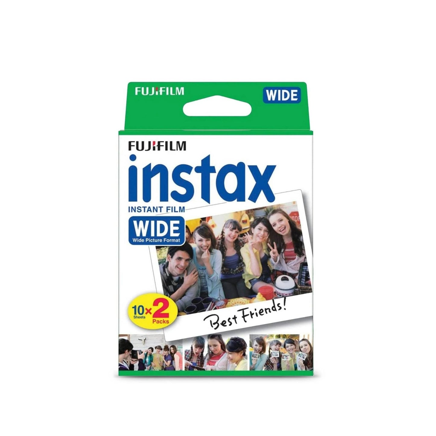 Película instantánea Fujifilm Instax Wide (20 hojas)