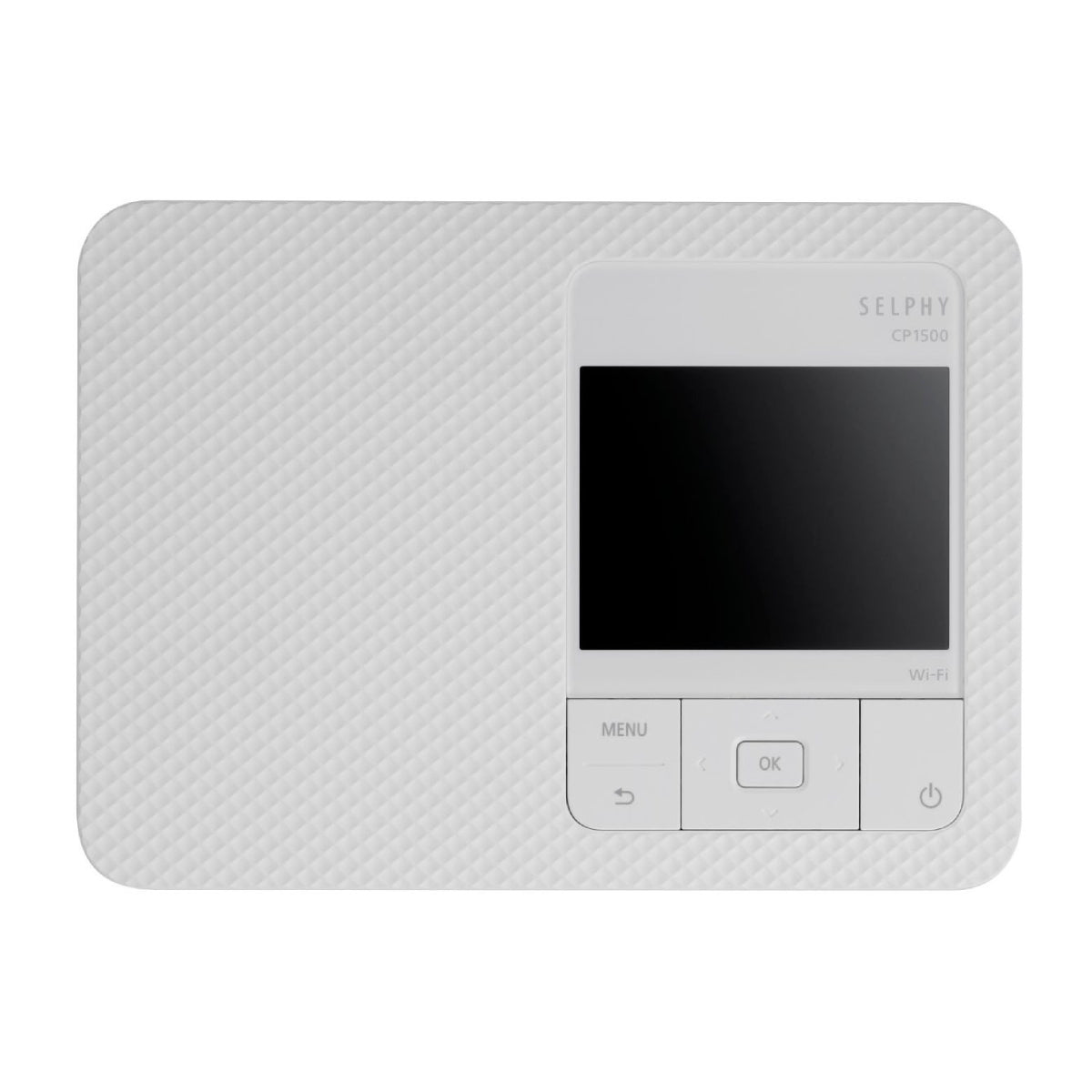 Impresora fotográfica compacta inalámbrica Canon SELPHY CP1500 con soporte para batería - Color blanco