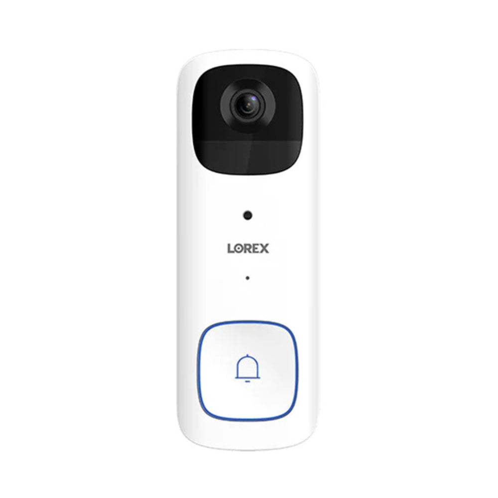 Timbre con video a batería con Wi-Fi QHD 2K B463AJD-E de Lorex, color blanco