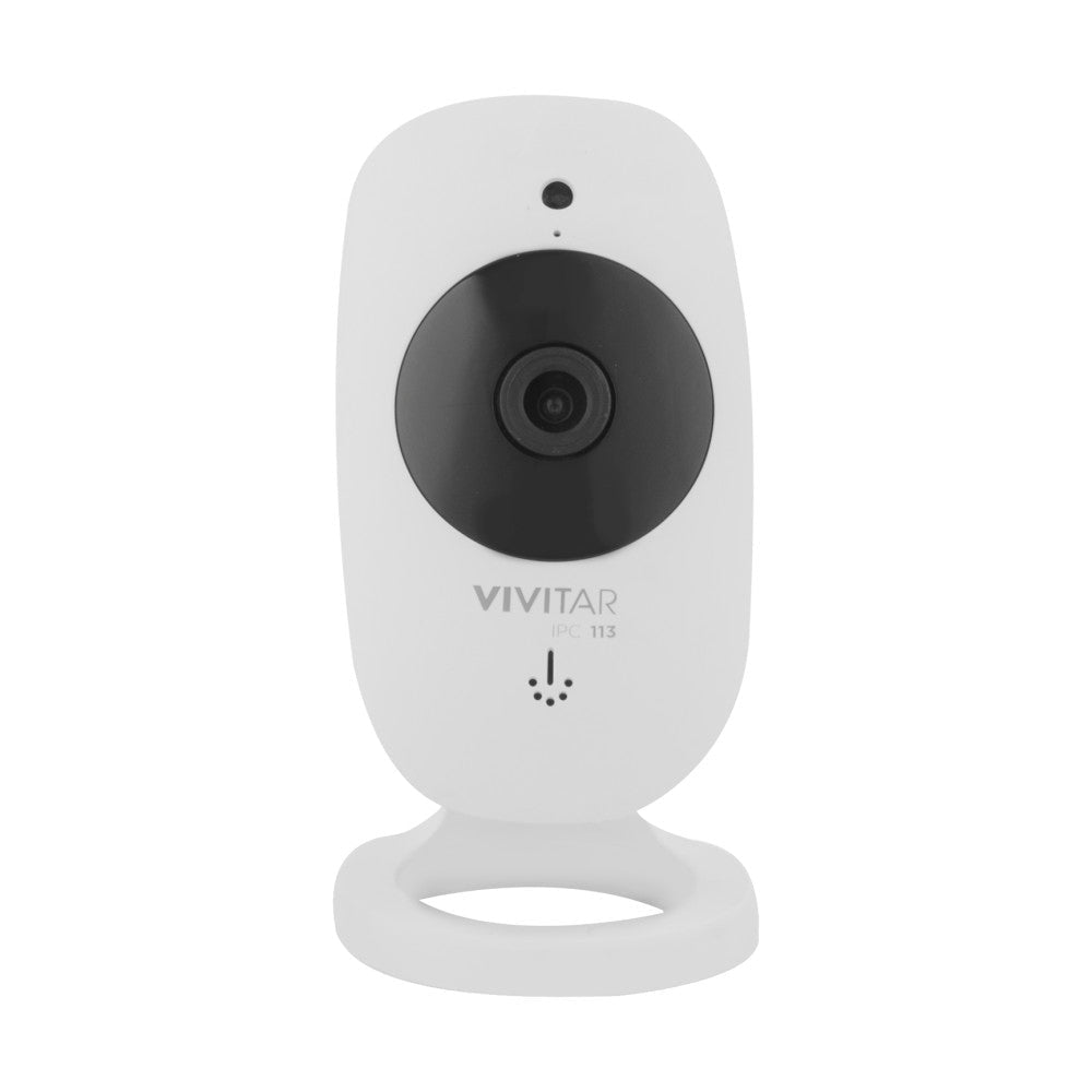 Vivitar IPC113-WHT Wide Angle 1080p HD Wi-Fi Smart Home Camera with Motion Detection - White