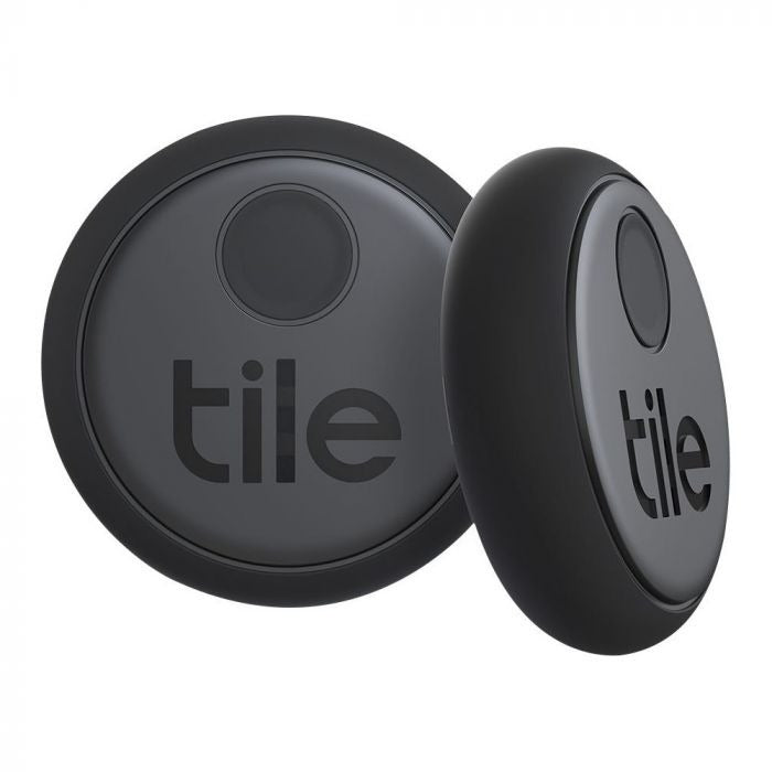 Tile RE-25002 Sticker (2020) Bluetooth Tracker (Pack of 2) - Black