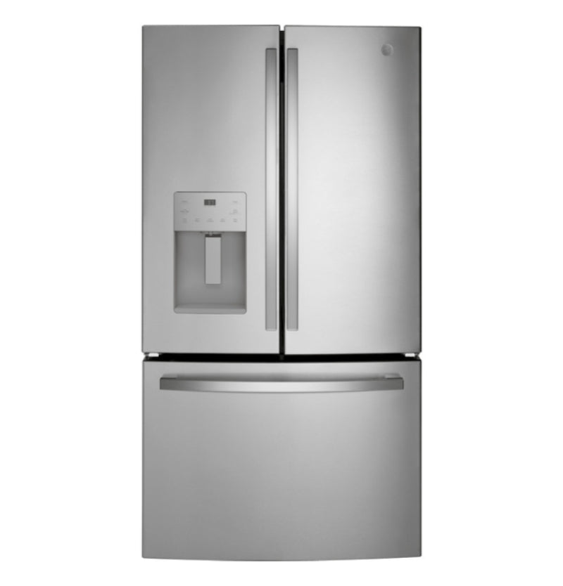 GE GFE26JYMFS 25.7 cu. ft. Fingerprint Resistant French Door Refrigerator - Silver