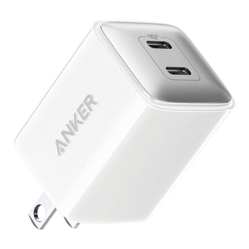 Anker Powerport III Nano Pro Duo 40W Fast Wall Charger for iPhone and Samsung - White