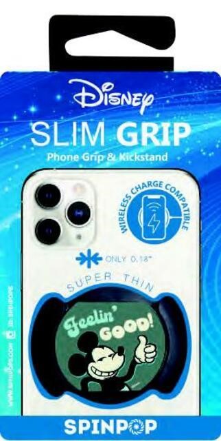 SPINPOP Disney Mickey Feelin' Good! Cell Phone Grip and Kickstand