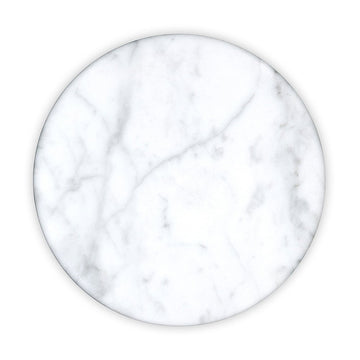 Base de carga inalámbrica con Qi de 10 W Eggtronic Stone de Einova: mármol blanco