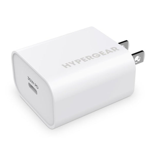 HyperGear 30W USB-C PD Fast Wall Charger with PPS - White