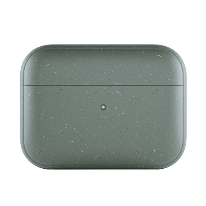 Estuche de carga biológica CS Woodcessories para Apple Airpods Pro - Verde medianoche