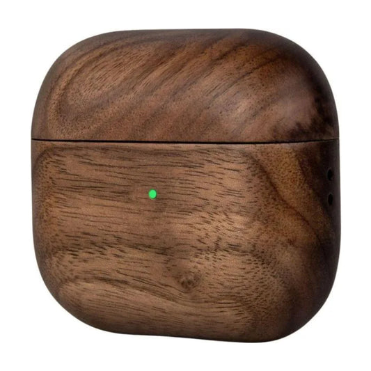 Estuche de carga protector CS Woodcessories para Apple Airpods (3.ª generación) - Nogal