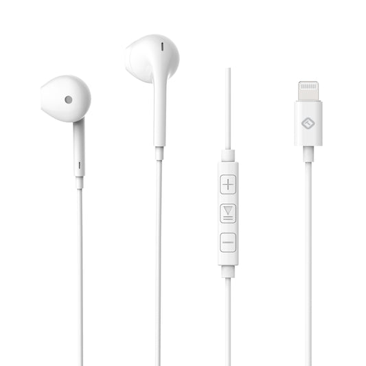 Tekya T-Buds Lightning Wired Earbuds - White