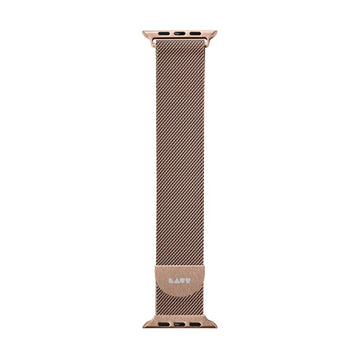 Correa de acero inoxidable Laut para Apple Watch de 42, 44, 45 y 49 mm, color dorado