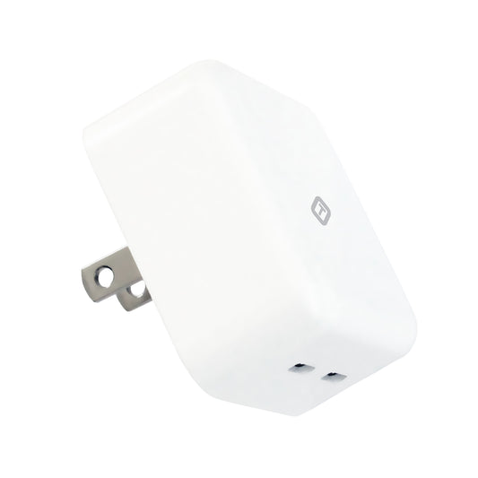 Cargador de pared dual USB-C con suministro de energía de 35 W de Tekya, color blanco