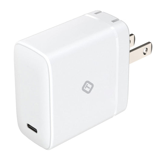 Tekya 45W GaN Single USB-C Port Wall Charger - White