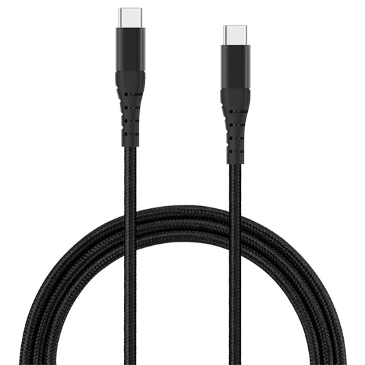 Tekya 10 ft USB-C to USB-C 3.0 Braided Cable - Black