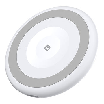 Cargador inalámbrico magnético 3 en 1 Tekya Qitek Magspot para teléfono, Apple Watch y Airpods, color blanco