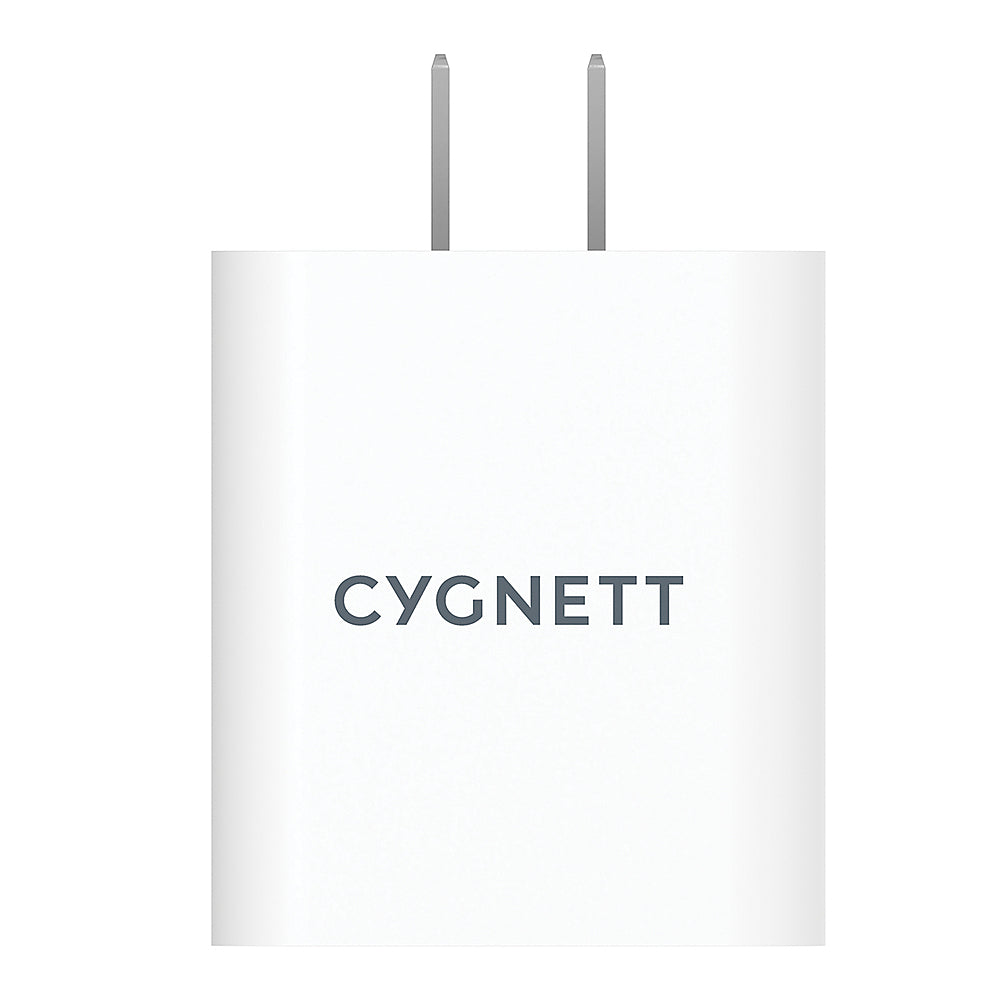 Cygnett PowerPlus 38W Dual Port Wall Charger with 20W USB-C and 18W USB-A - White